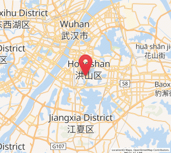 Map of Shizishan, Hubei