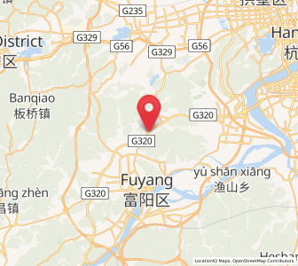 Map of Shoujiang, Zhejiang