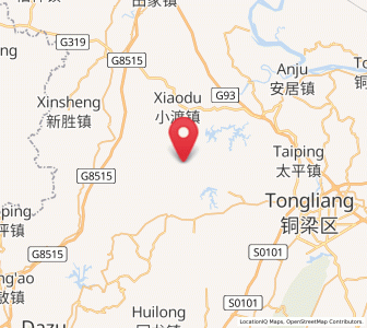 Map of Shouqiao, Chongqing