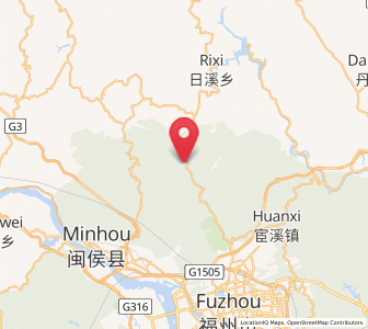 Map of Shoushan, Fujian