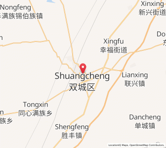 Map of Shuangcheng, Heilongjiang