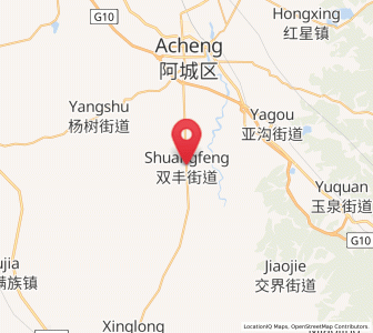 Map of Shuangfeng, Heilongjiang