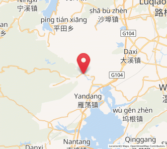 Map of Shuangfeng, Zhejiang