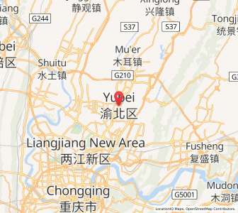Map of Shuangfengqiao, Chongqing