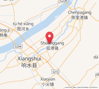 Map of Shuanggang, Jiangsu