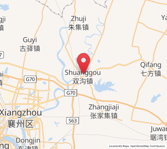 Map of Shuanggou, Hubei