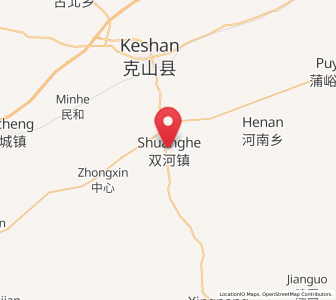 Map of Shuanghe, Heilongjiang