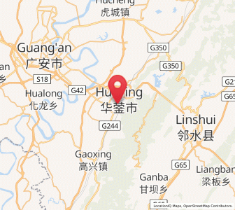 Map of Shuanghejiedao, Sichuan
