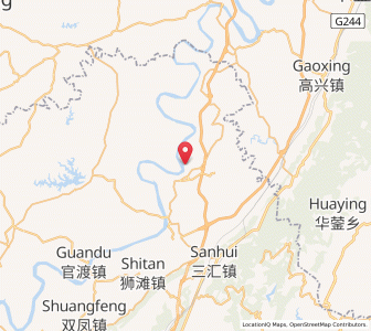 Map of Shuanghuai, Chongqing