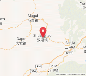 Map of Shuangjiao, Guangdong