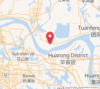 Map of Shuangliu, Hubei