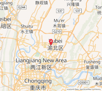 Map of Shuanglonghu, Chongqing