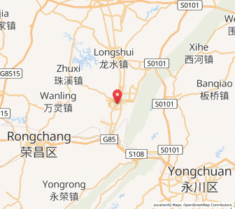 Map of Shuanglu, Chongqing