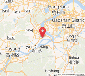 Map of Shuangpu, Zhejiang