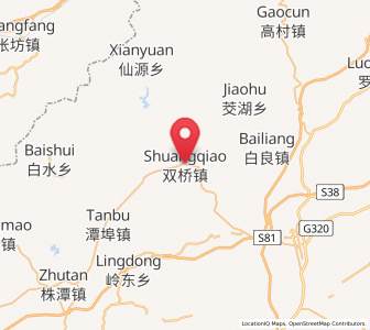 Map of Shuangqiao, Jiangxi