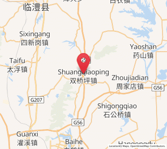 Map of Shuangqiaoping, Hunan