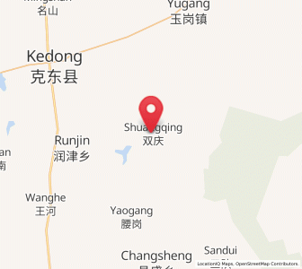 Map of Shuangqing, Heilongjiang
