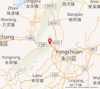 Map of Shuangshi, Chongqing