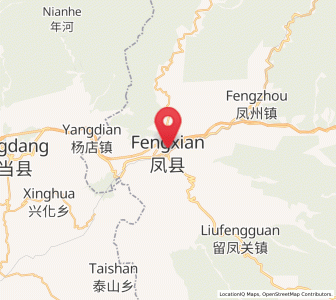 Map of Shuangshipu, Shaanxi
