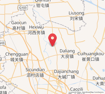Map of Shuangshu, Tianjin