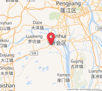 Map of Shuangshui, Guangdong