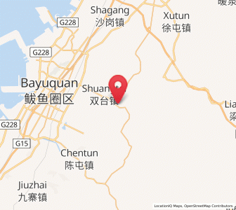 Map of Shuangtai, Liaoning