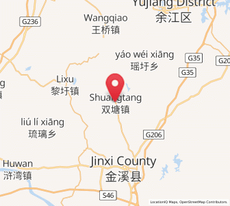 Map of Shuangtang, Jiangxi