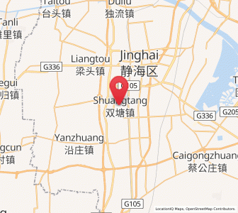 Map of Shuangtang, Tianjin