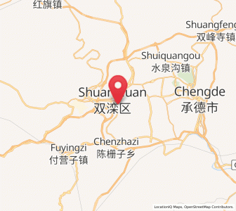 Map of Shuangtashan, Hebei