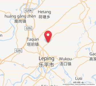 Map of Shuangtian, Jiangxi