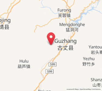Map of Shuangxi, Hunan
