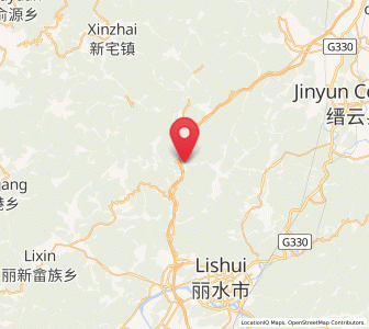 Map of Shuangxi, Zhejiang