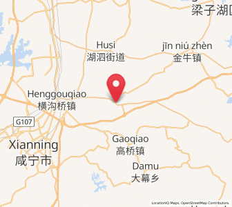 Map of Shuangxiqiao, Hubei