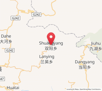 Map of Shuangyang, Chongqing