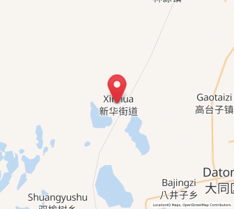 Map of Shuangyushu, Heilongjiang