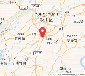 Map of Shuangzhu, Chongqing