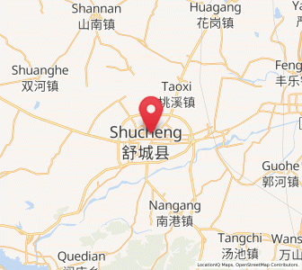 Map of Shucheng Chengguanzhen, Anhui