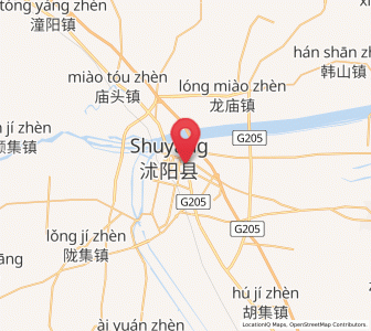 Map of Shucheng, Jiangsu