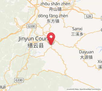 Map of Shuhong, Zhejiang