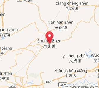 Map of Shuibei, Jiangxi