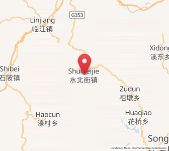 Map of Shuibeijie, Fujian