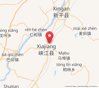Map of Shuibian, Jiangxi