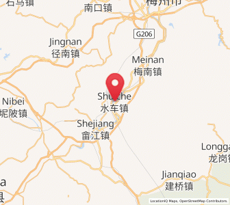 Map of Shuiche, Guangdong