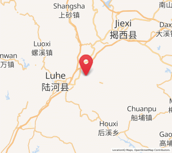 Map of Shuichun, Guangdong