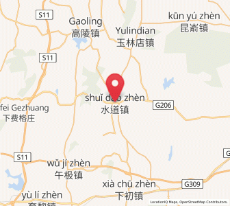 Map of Shuidao, Shandong