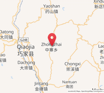 Map of Shuigou, Yunnan