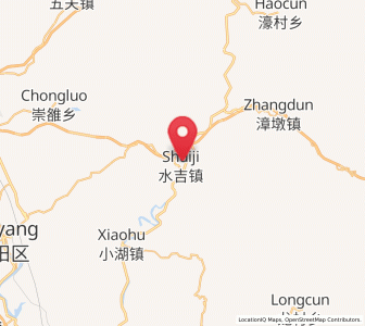 Map of Shuiji, Fujian