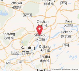 Map of Shuikou, Guangdong