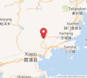 Map of Shuimen, Fujian