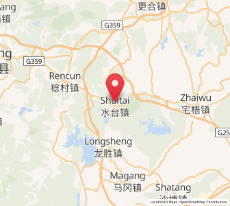 Map of Shuitai, Guangdong